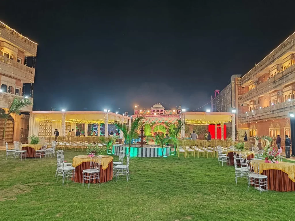 Royal destination wedding at Rajwada Orchha heritage palace